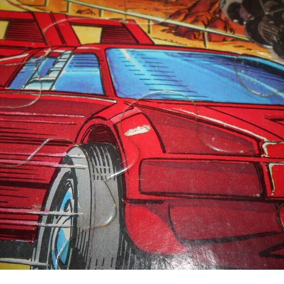 Vintage 1985 Go Bots Golden Frame Tray Puzzle Complete Tonka Transformers Robot - Picture 9 of 10